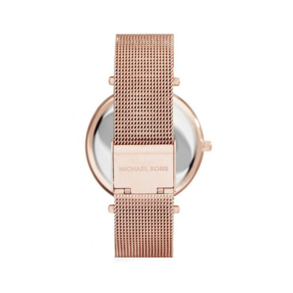 Ladies Darci Rose Gold Mesh Michael Kors Watch MK3369