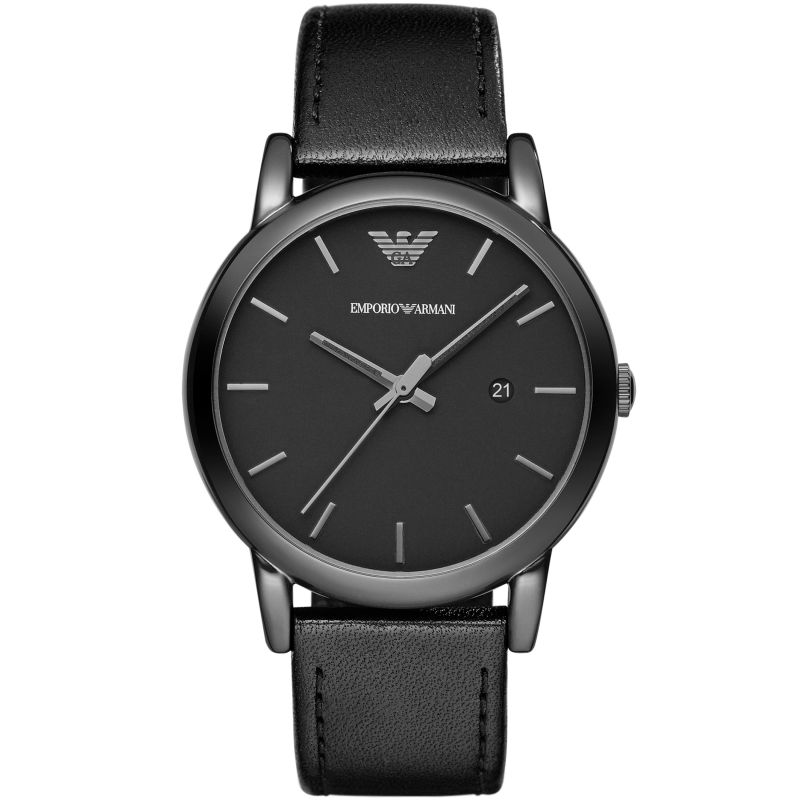 Emporio Armani Men's Classic Watch Black PVD AR1732