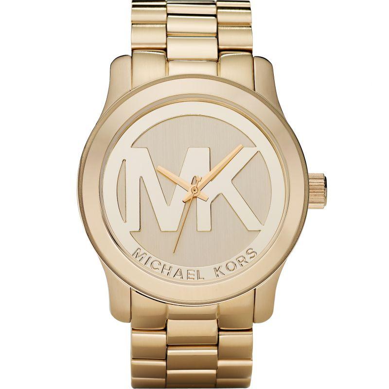 Michael Kors Ladies Watch Runway Yellow Gold MK5473